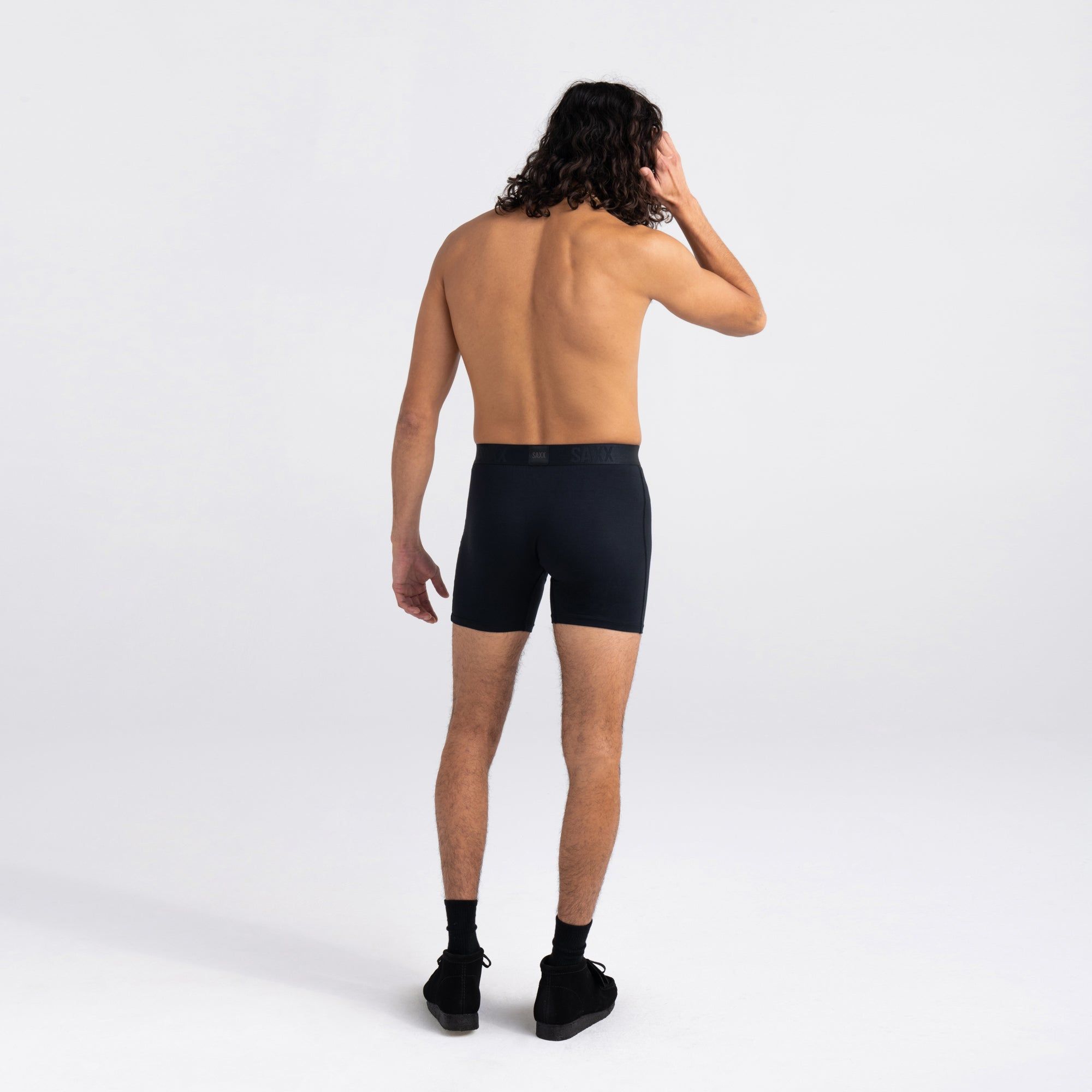 22nd Century Silk Lounge Boxer Brief - Black sold by SAXX Underwear product image thumbnail 4