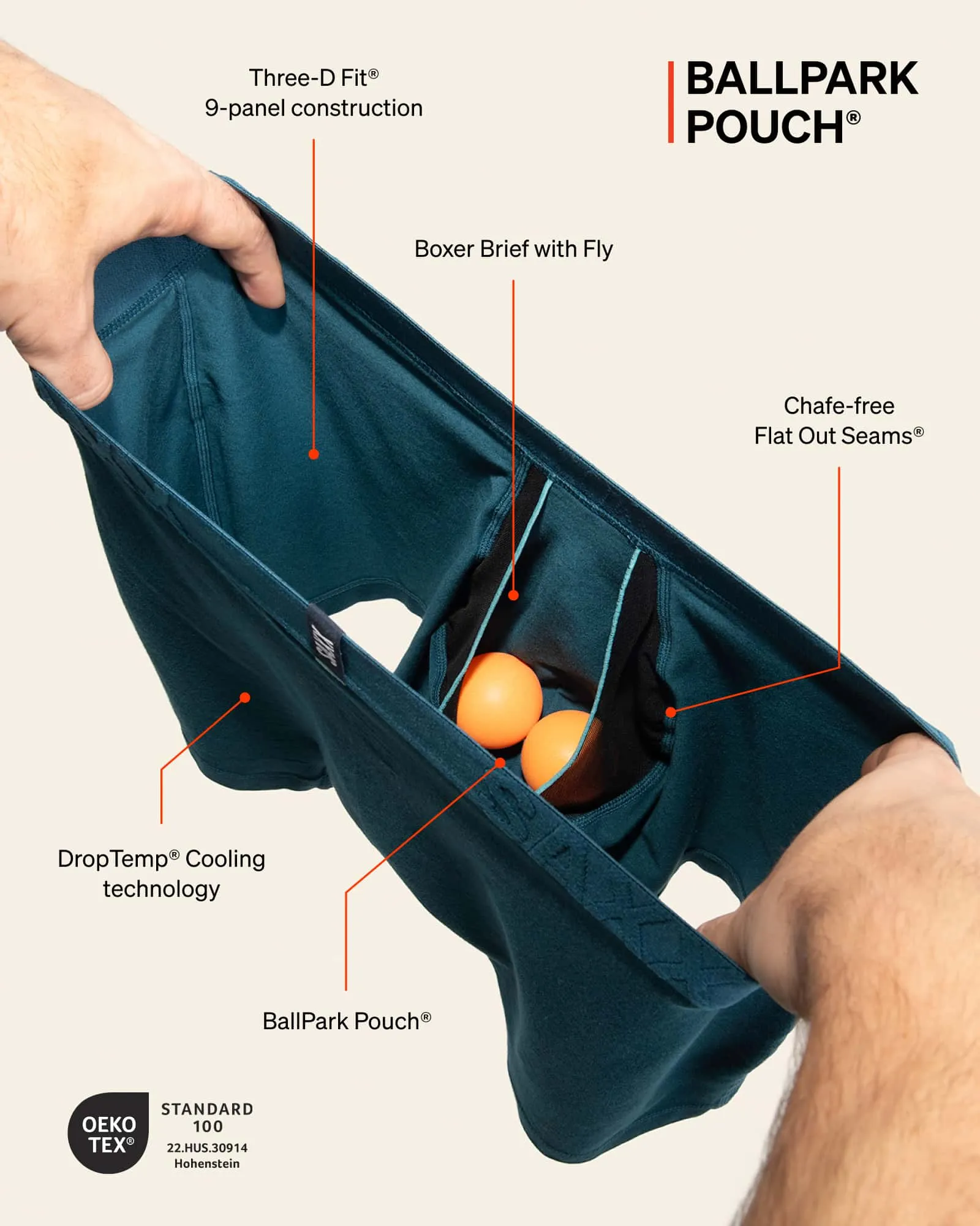 DropTemp® Cooling Cotton (2 Pack) sold by SAXX product image thumbnail 4