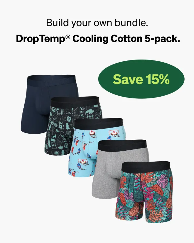 Build Your Own DropTemp® Cooling Cotton (5 Pack) sold by SAXX Underwear