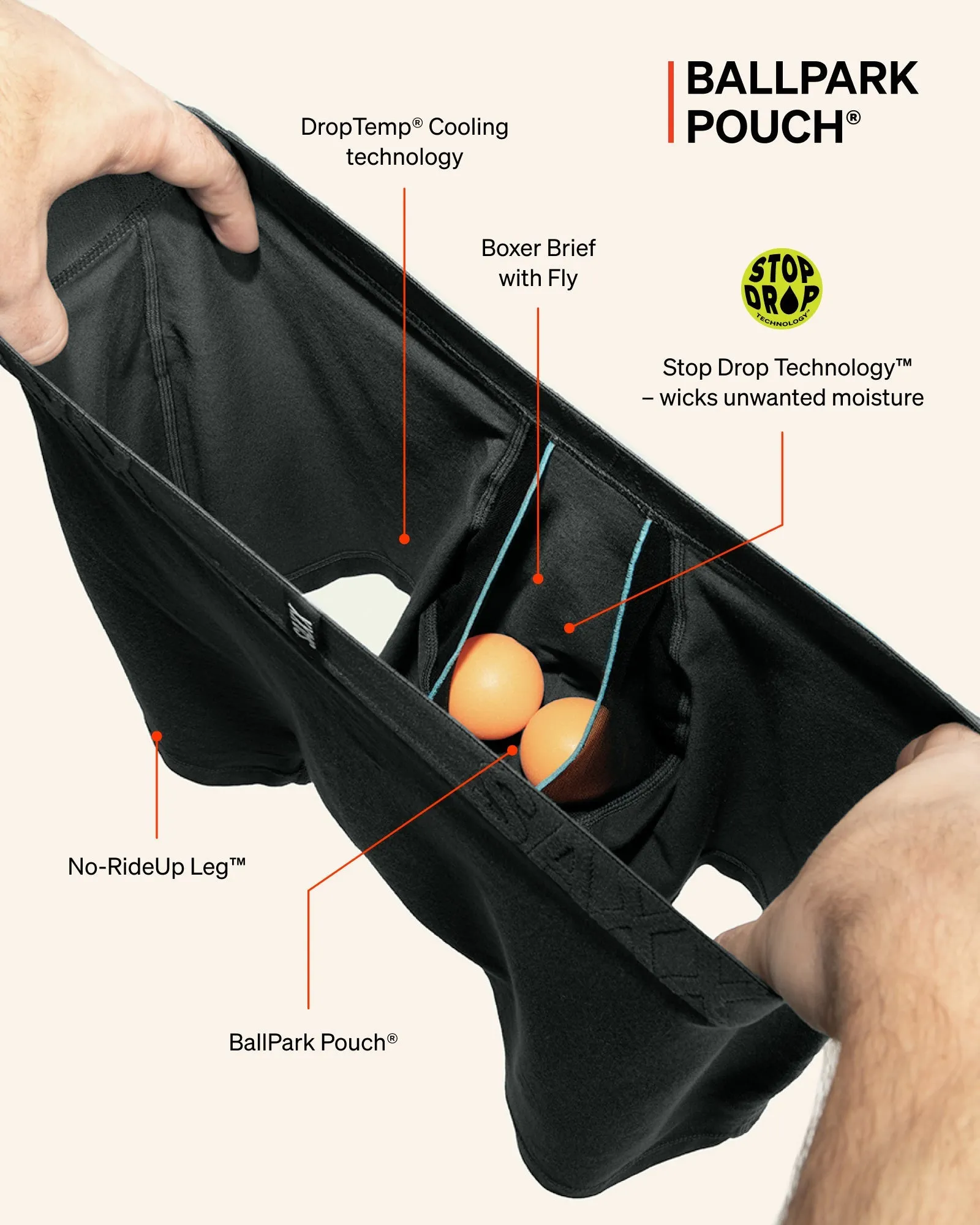 DropTemp® Cooling Cotton (2 Pack) sold by SAXX product image thumbnail 4