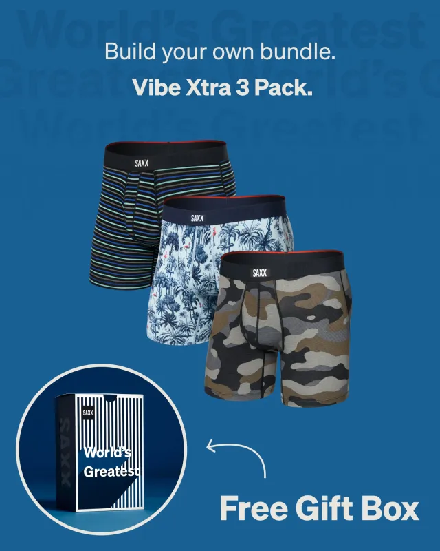 Build Your Own Vibe Xtra Soft Comfort (3 Pack) made by SAXX