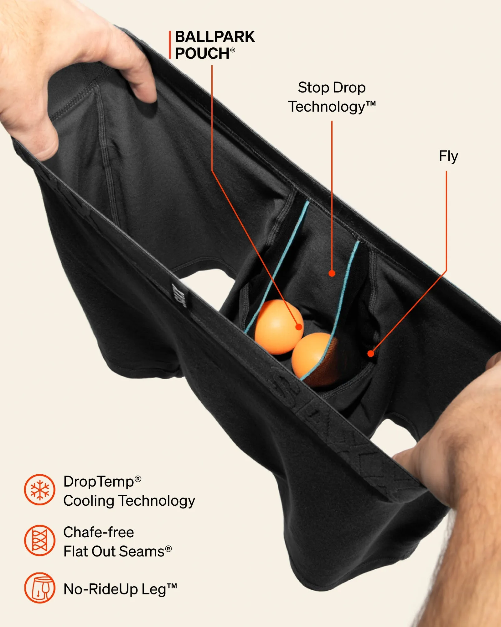 DropTemp® Cooling Cotton sold by SAXX product image thumbnail 4