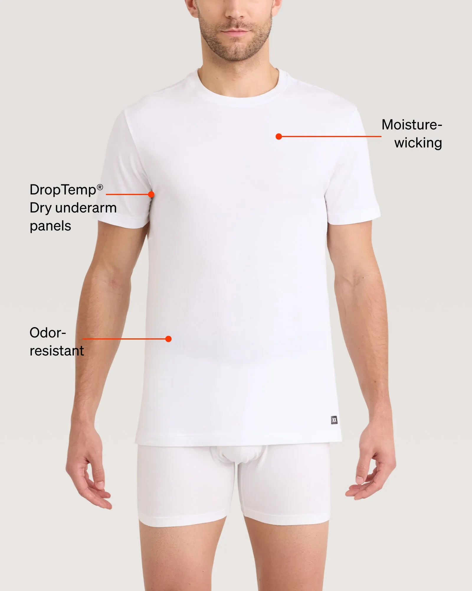 DropTemp® Dry Cotton (2 Pack) sold by SAXX product image thumbnail 3