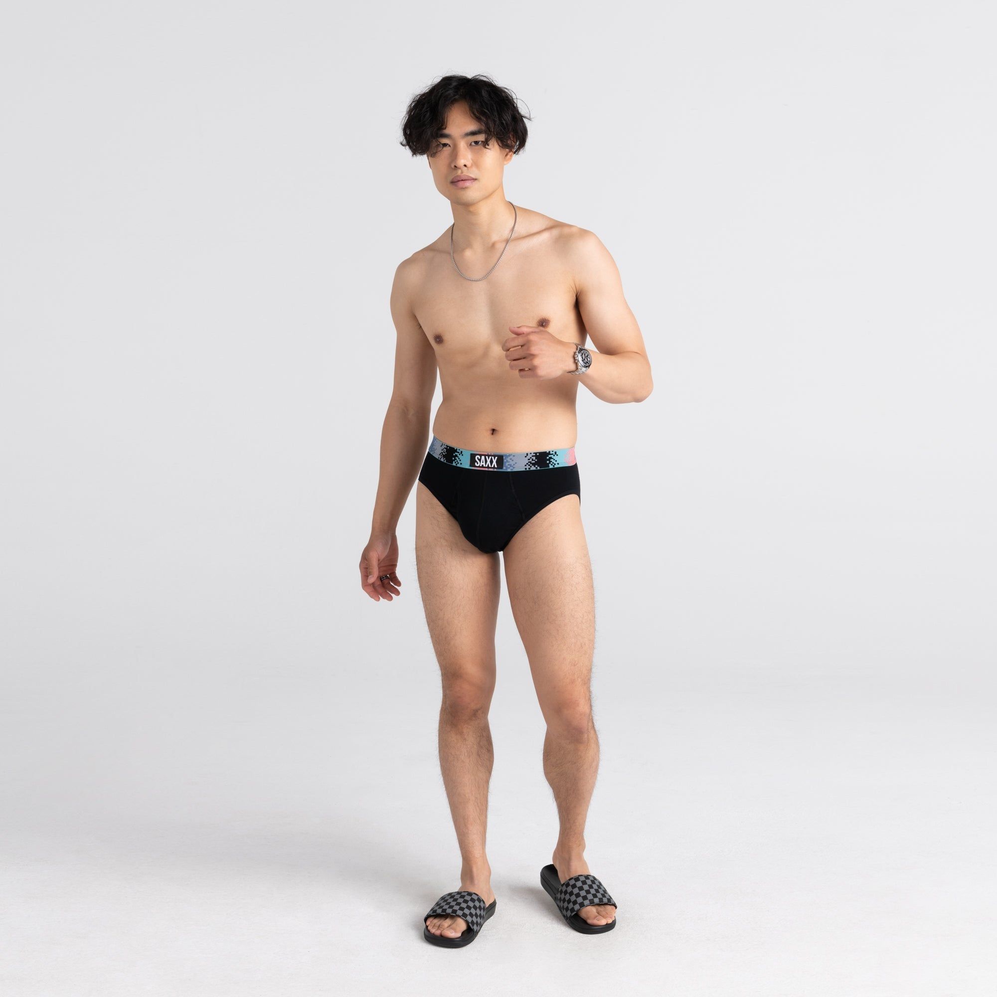 Ultra Brief - Black/ Tech Rec Wb sold by SAXX Underwear product image thumbnail 3