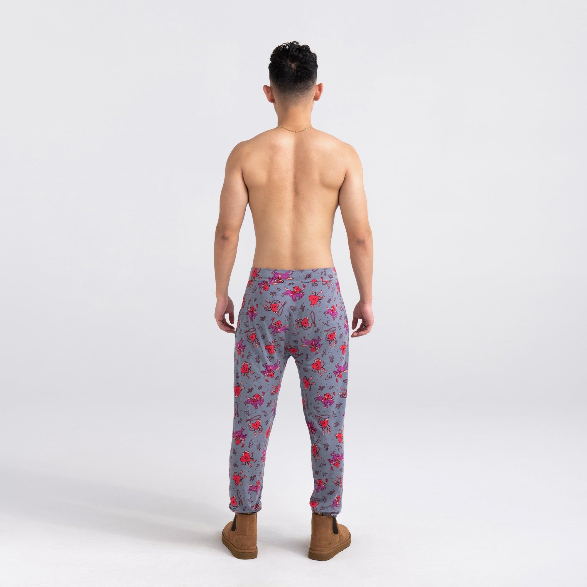 Snooze Pant - I Heart Cowboys- Grey sold by SAXX Underwear product image thumbnail 4
