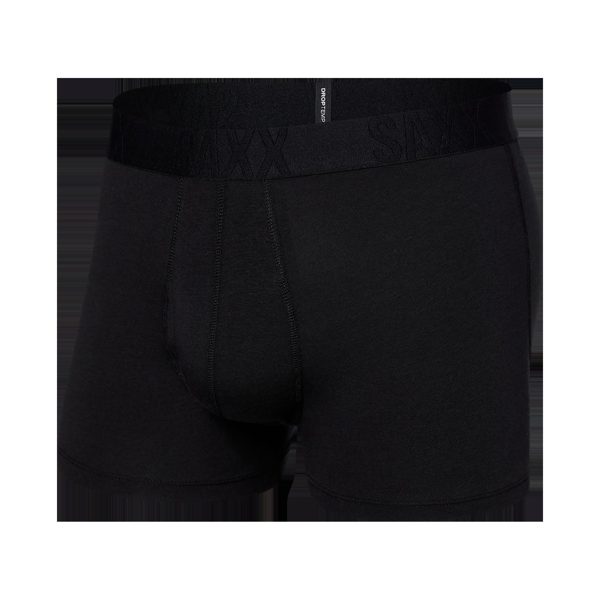 DropTemp™ Cooling Cotton Trunk - Black sold by SAXX Underwear