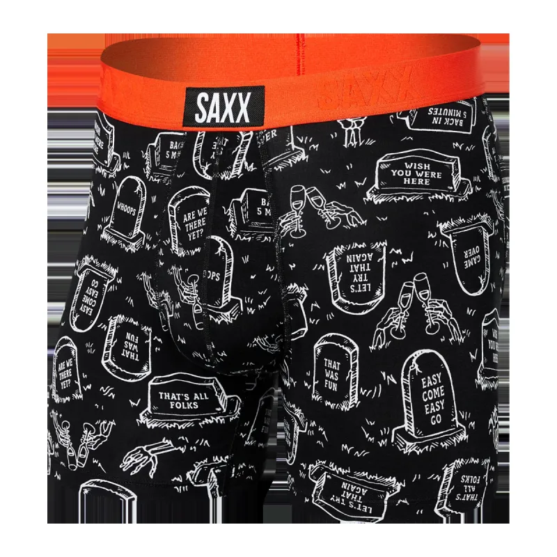 Vibe Boxer Brief - Beyond The Grave- Black made by SAXX