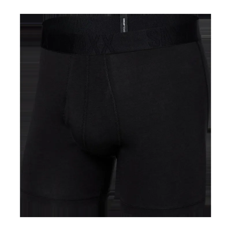 DropTemp™ Cooling Cotton Boxer Brief - Black sold by SAXX Underwear