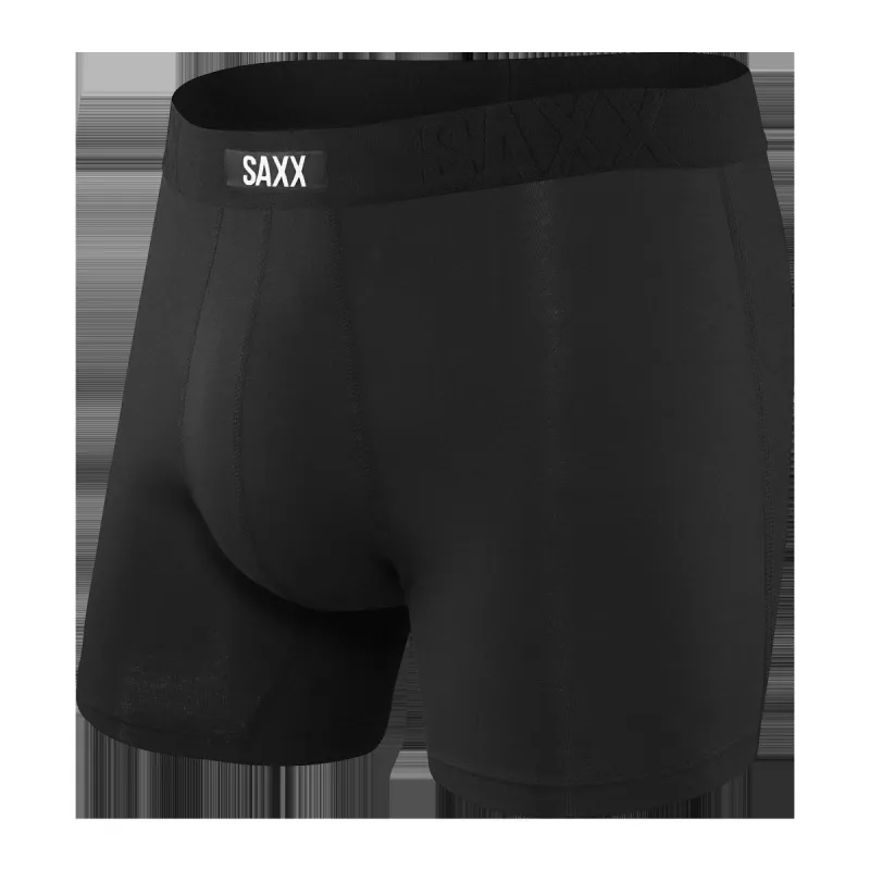 Undercover Cotton Boxer Brief - Black sold by SAXX Underwear