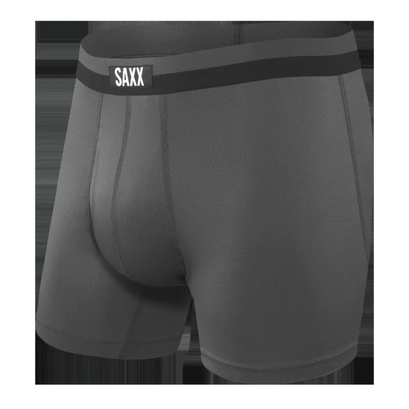 Sport Mesh Boxer Brief - Graphite sold by SAXX Underwear