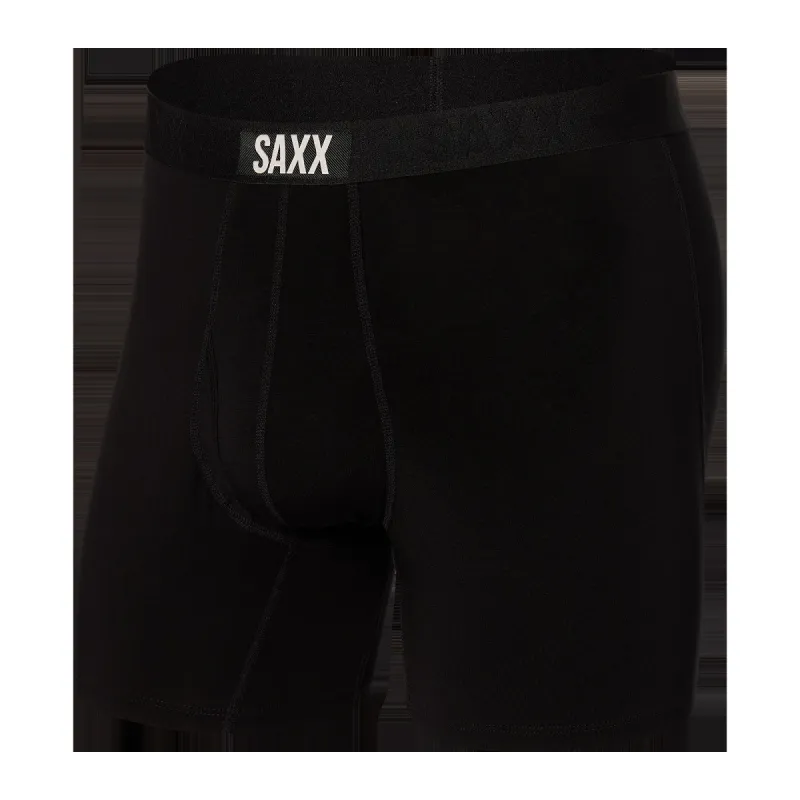 Ultra Boxer Brief - Black/Black sold by SAXX Underwear