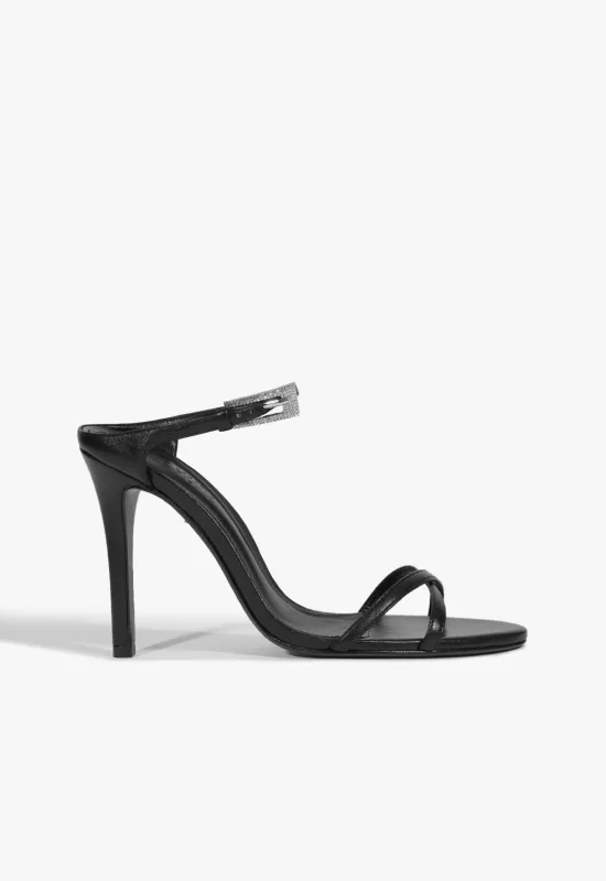 Aileen Glam Leather Sandal made by SCHUTZ