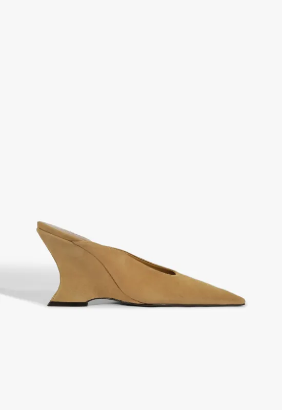Siena Mule Suede Pump sold by SCHUTZ