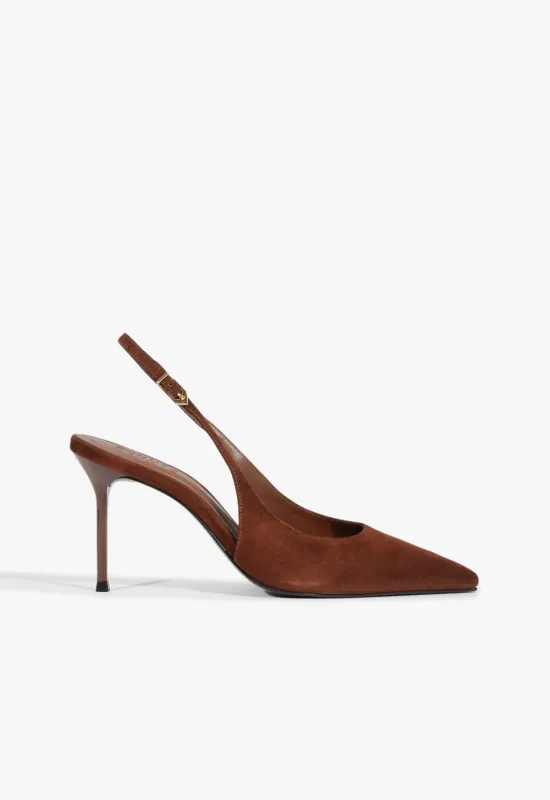 Alicia Sling Suede Pump made by SCHUTZ