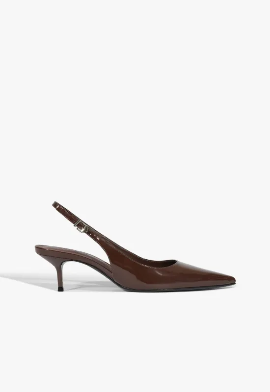 Paola Mid Patent Pump sold by SCHUTZ