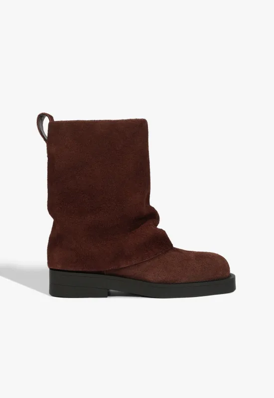 Keira Cloak Suede Bootie sold by SCHUTZ