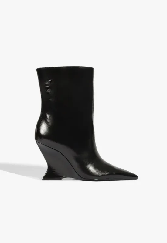 Siena Leather Bootie sold by SCHUTZ