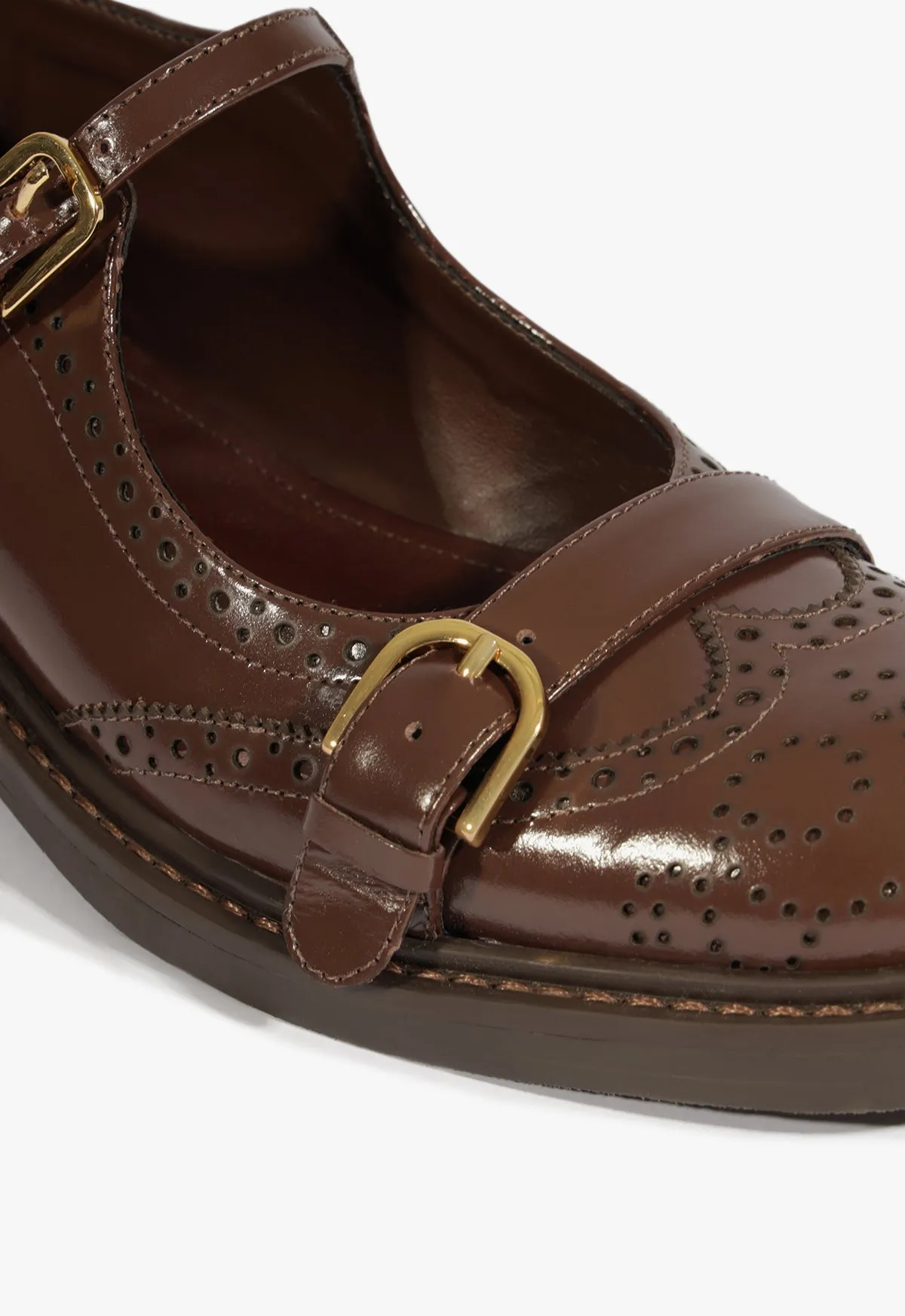 Dafne Leather Flat sold by SCHUTZ product image thumbnail 5