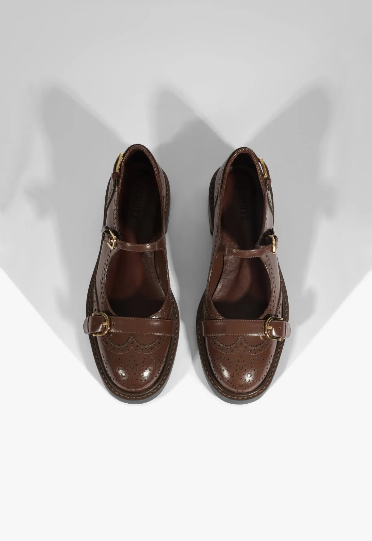 Dafne Leather Flat sold by SCHUTZ product image thumbnail 4