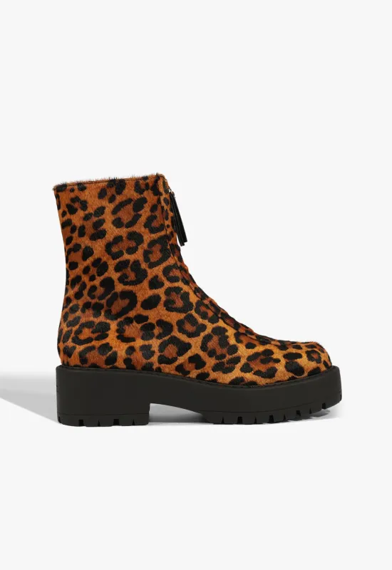 Farrah Hair Calf Bootie made by SCHUTZ