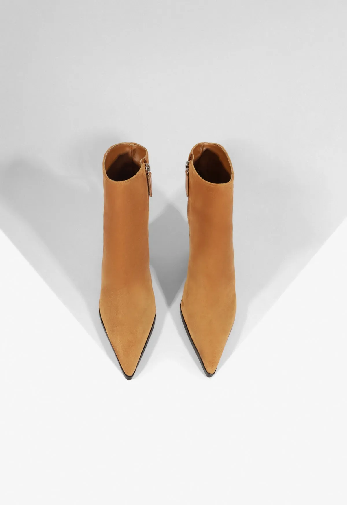 Mikki Block Suede Bootie sold by SCHUTZ product image thumbnail 4
