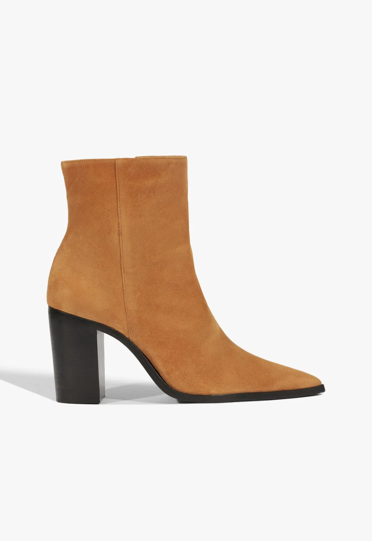 Mikki Block Suede Bootie sold by SCHUTZ