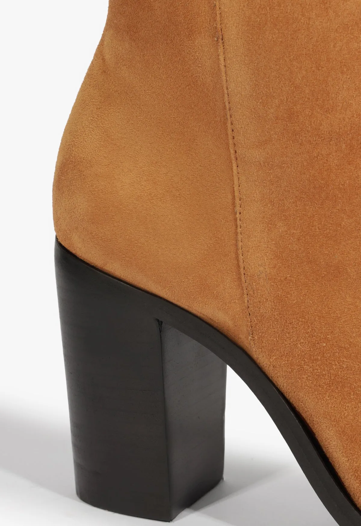 Mikki Block Suede Bootie sold by SCHUTZ product image thumbnail 5