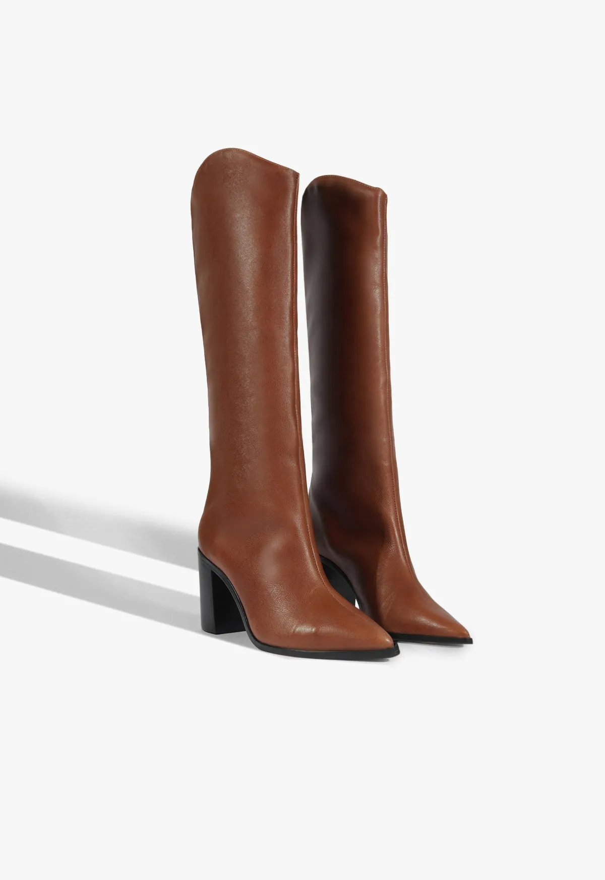 Maryana Block Leather Boot sold by SCHUTZ product image thumbnail 2