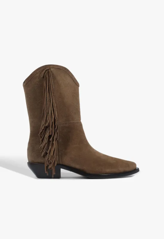 Tess West Suede Bootie sold by SCHUTZ