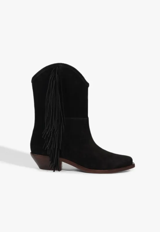 Tess West Suede Bootie sold by SCHUTZ