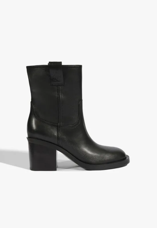 Wyatt Leather Bootie made by SCHUTZ