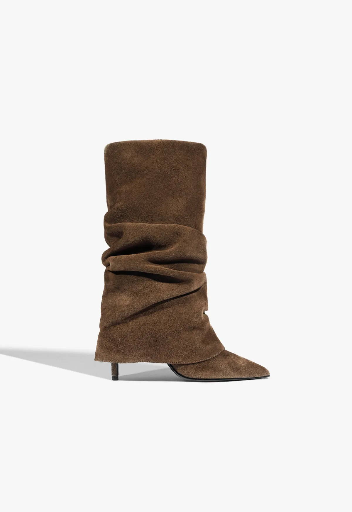 Mikki Cloak Suede Bootie sold by SCHUTZ