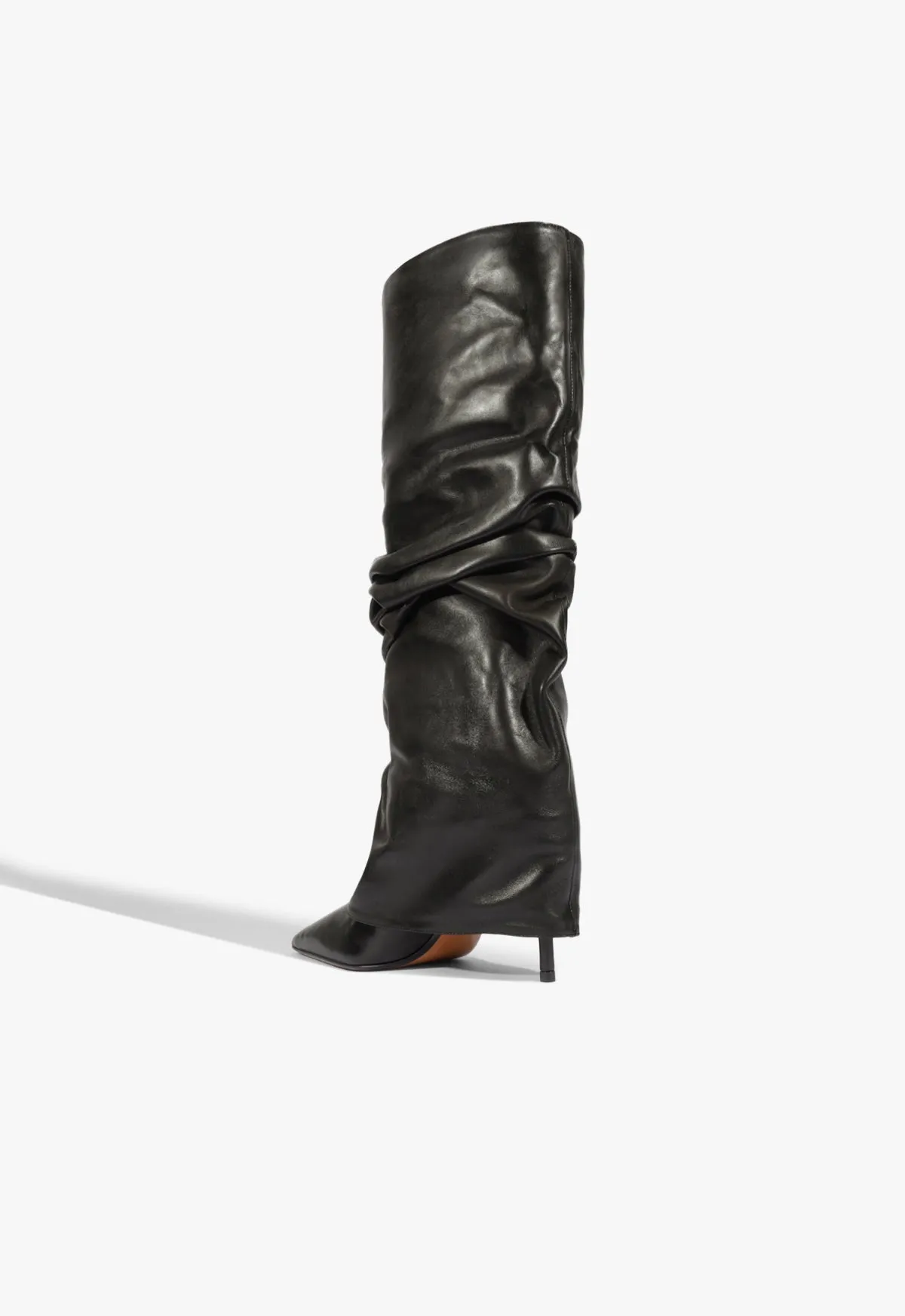 Mikki Up Cloak Leather Boot sold by SCHUTZ product image thumbnail 3