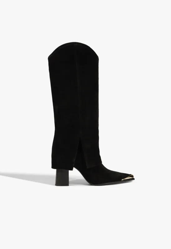Raffaela Up Cloak Suede Boot sold by SCHUTZ