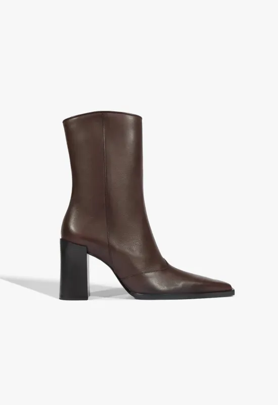 Raffaela Leather Bootie sold by SCHUTZ