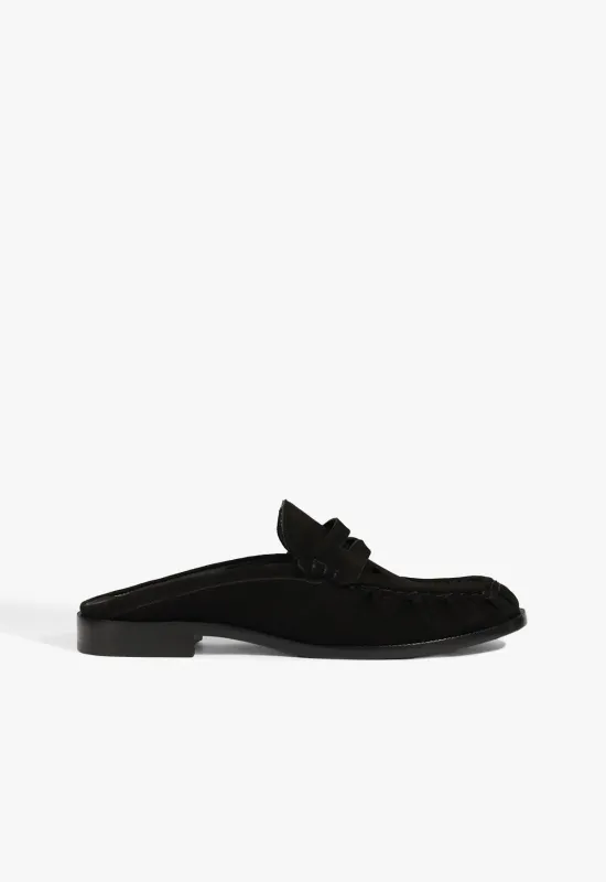 Tyche Mule Suede Flat made by SCHUTZ