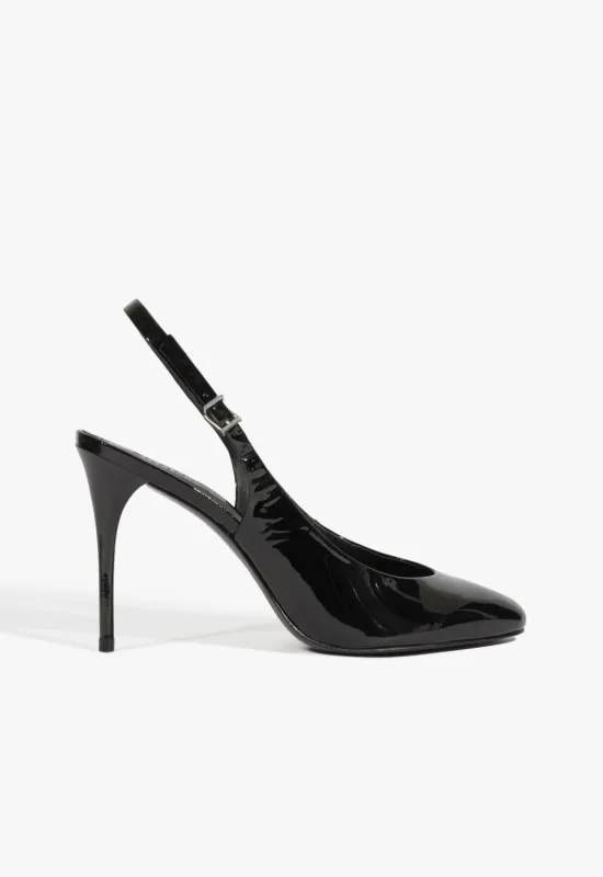 Geraldine Sling Patent Pump sold by SCHUTZ