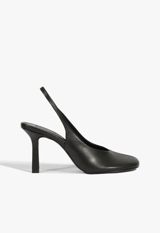 Brigitte Sling Leather Pump sold by SCHUTZ