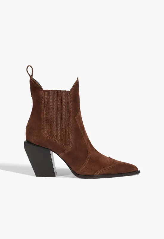 Dolly Suede Bootie sold by SCHUTZ