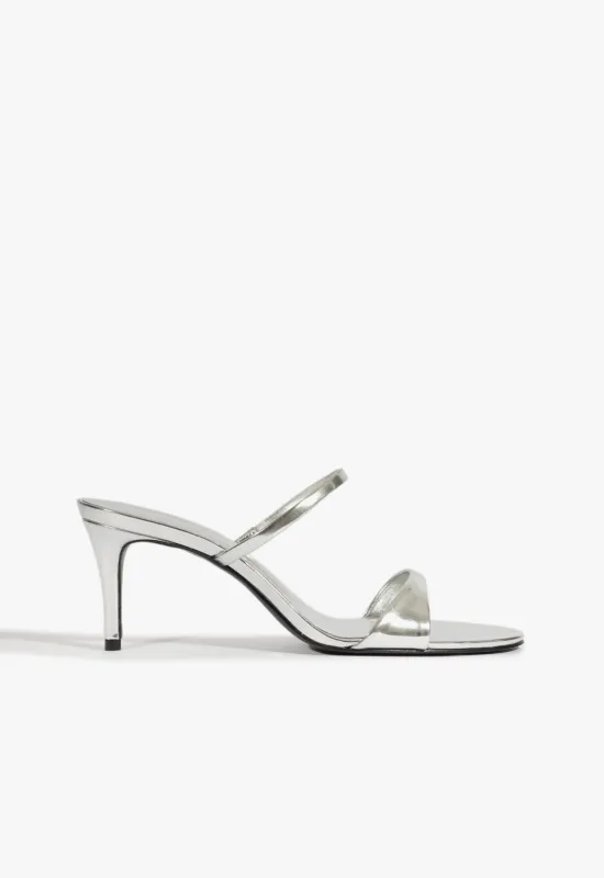 Jessica Mid Mule Metallic Sandal sold by SCHUTZ