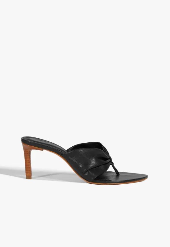 Lori Mid Leather Sandal sold by SCHUTZ