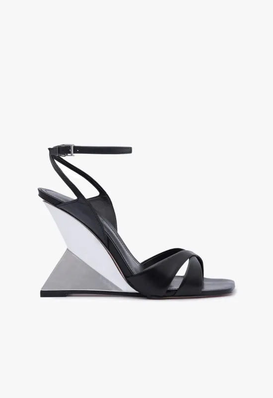 Jill Nappa Leather Sandal sold by SCHUTZ