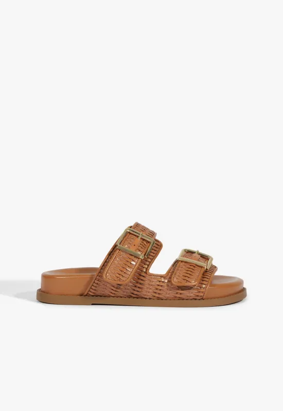 Naomi Brown Sporty Sandal sold by SCHUTZ
