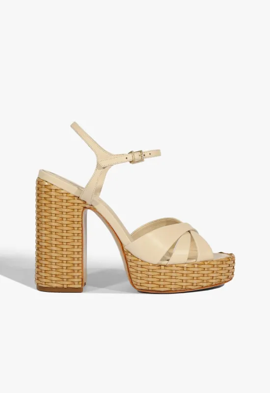 Keefa Straw Sandal sold by SCHUTZ