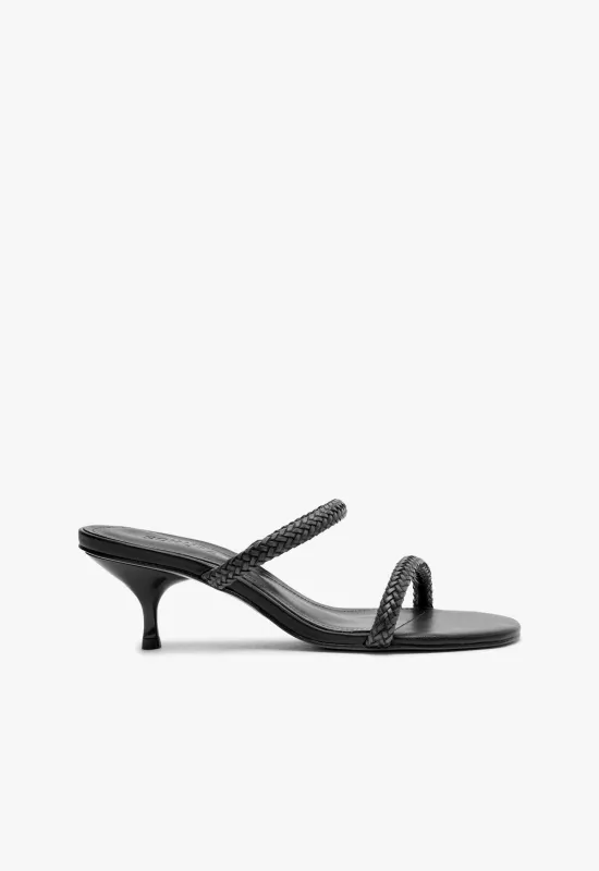 Taliah Woven Mid Sandal sold by SCHUTZ