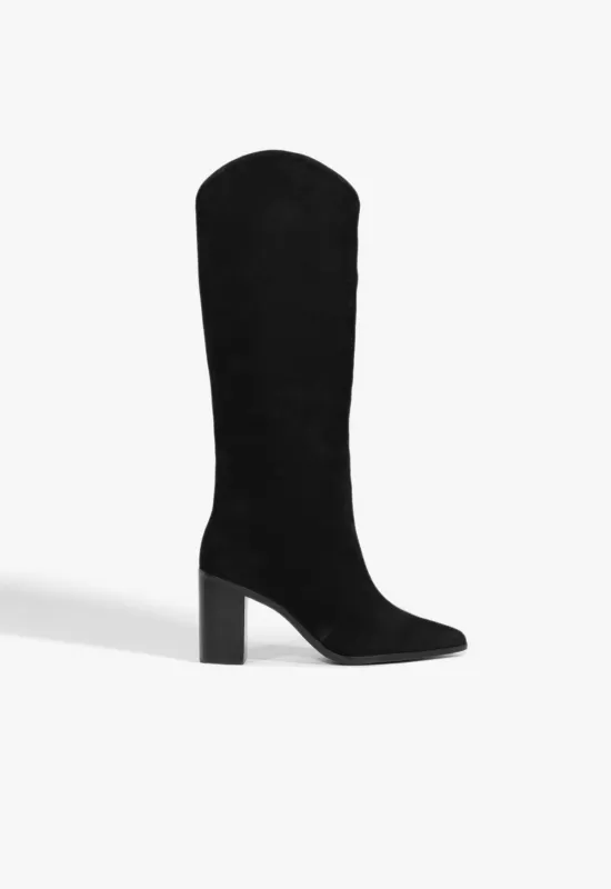 Maryana Block Suede Boot sold by SCHUTZ