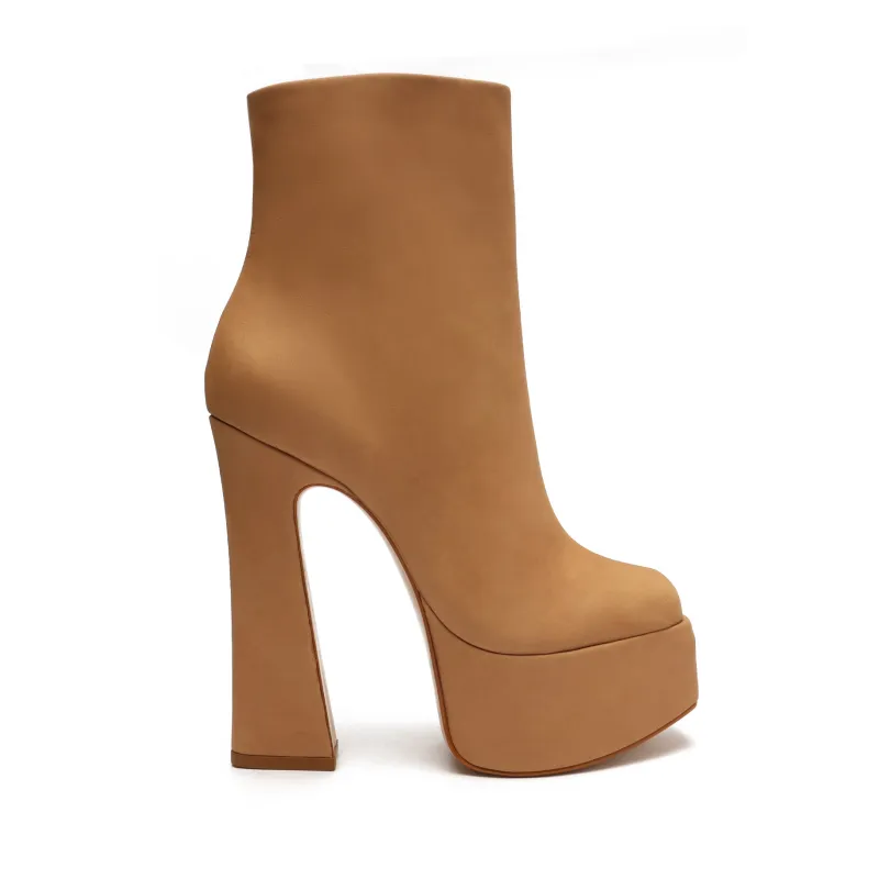 Dolores Platform Nubuck Bootie sold by SCHUTZ