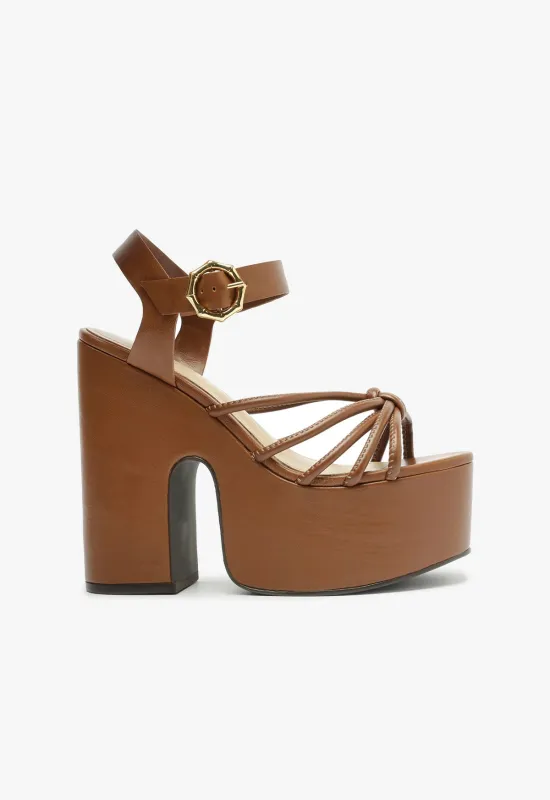Mahi Cutout & Nappa Sandal sold by SCHUTZ