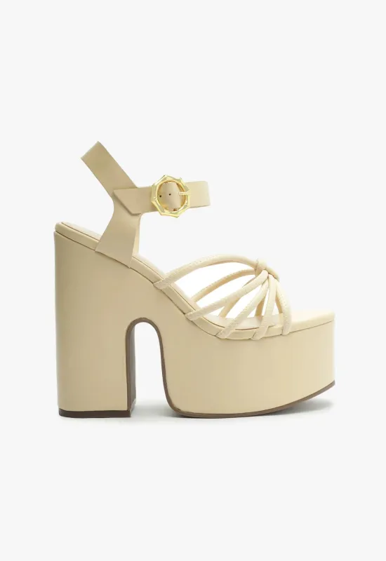 Mahi Cutout & Nappa Sandal sold by SCHUTZ