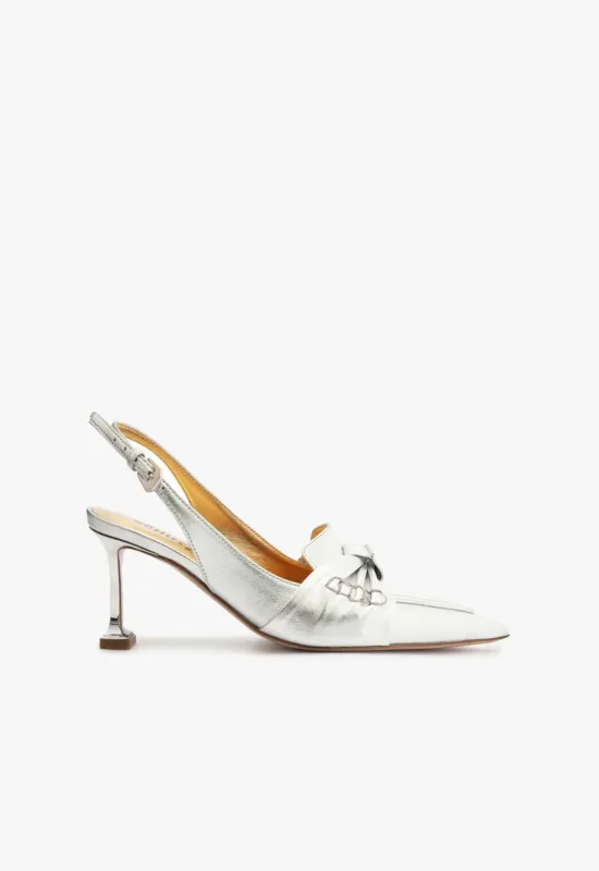 Fiorella Mid Leather Pump sold by SCHUTZ